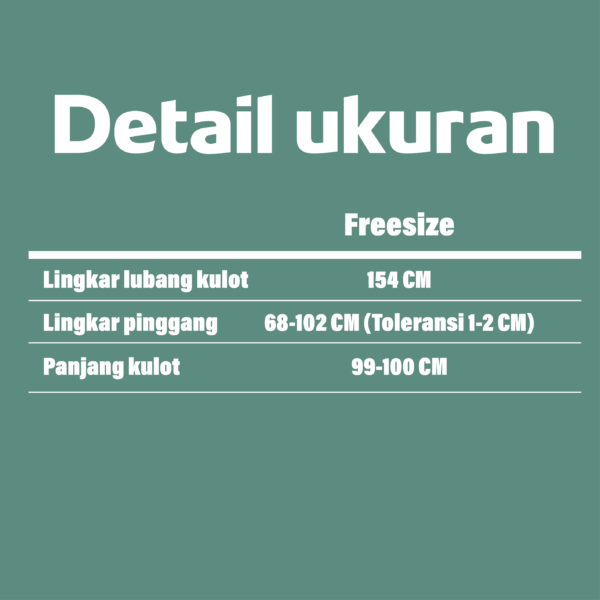 Celana Kulot Pallazo